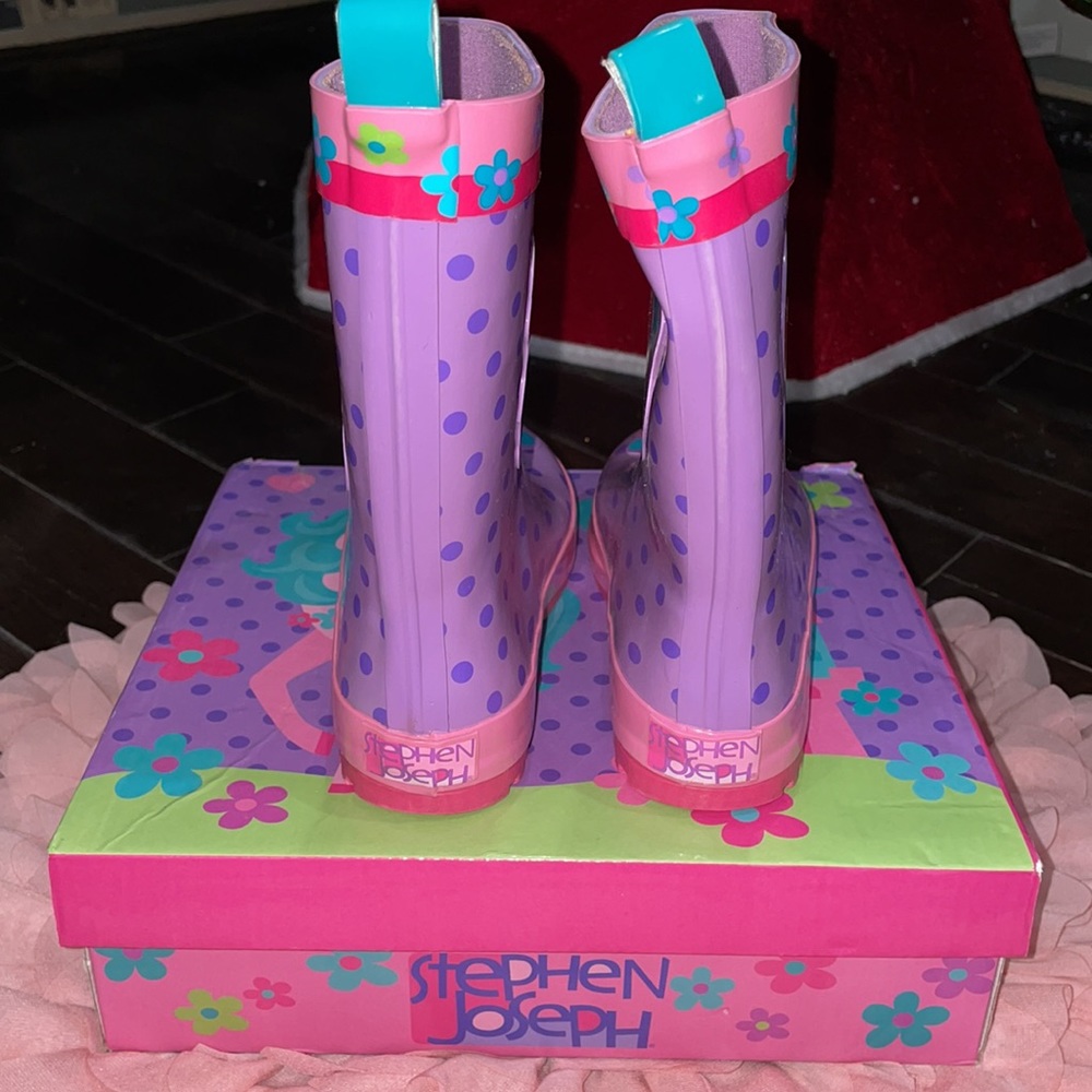 Unicorn Girls Rain Boots - Picture 6 of 7